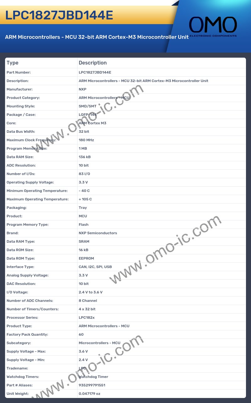 LPC1827JBD144E