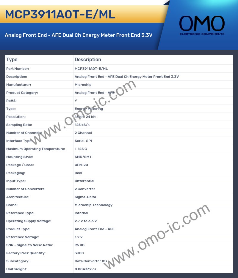 MCP3911A0T-E/ML