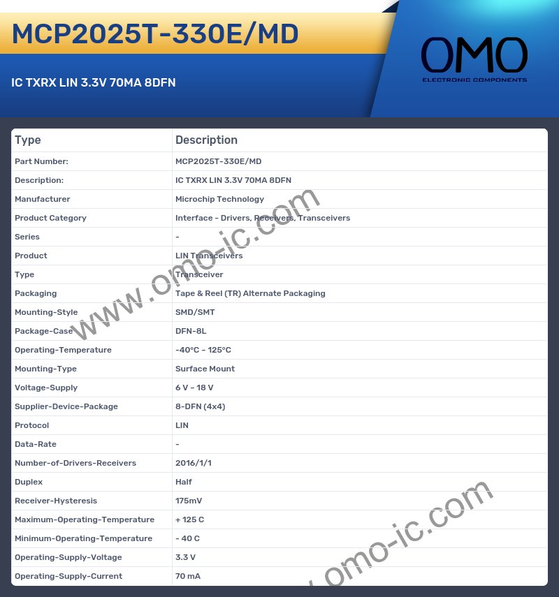 MCP2025T-330E/MD