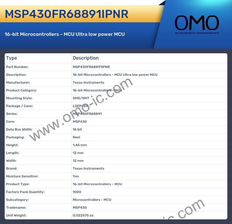 MSP430FR68891IPNR