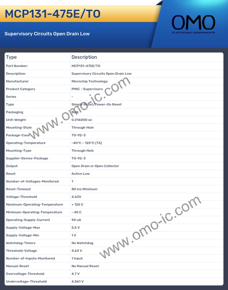 MCP131-475E/TO