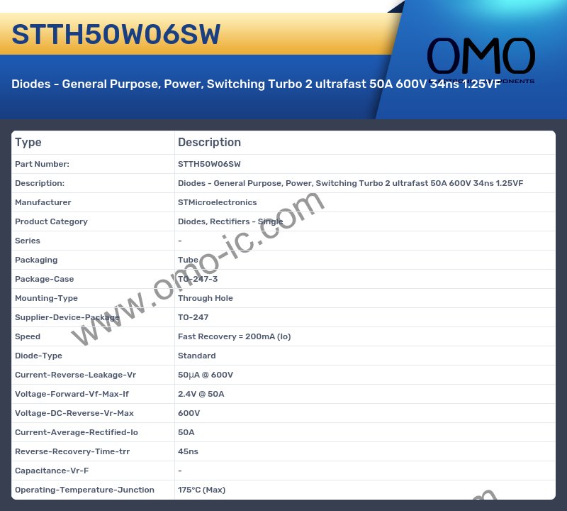 STTH50W06SW