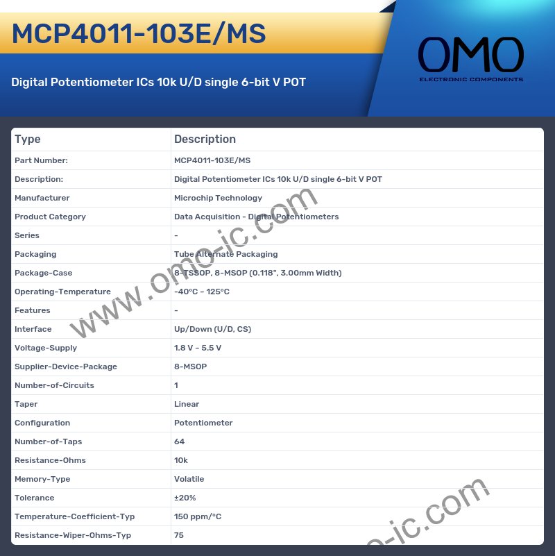 MCP4011-103E/MS