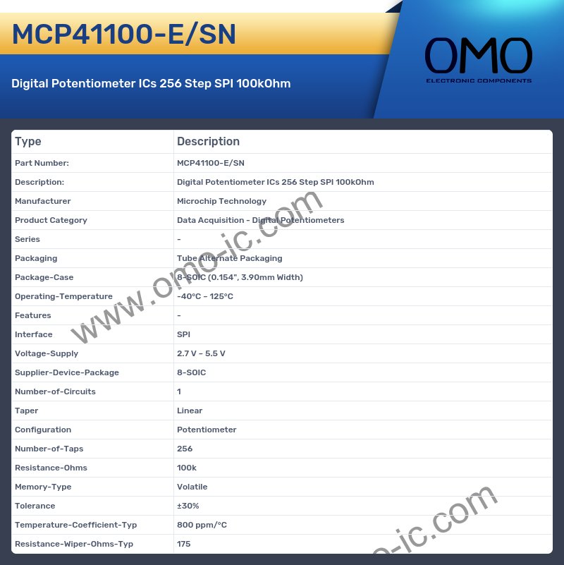 MCP41100-E/SN