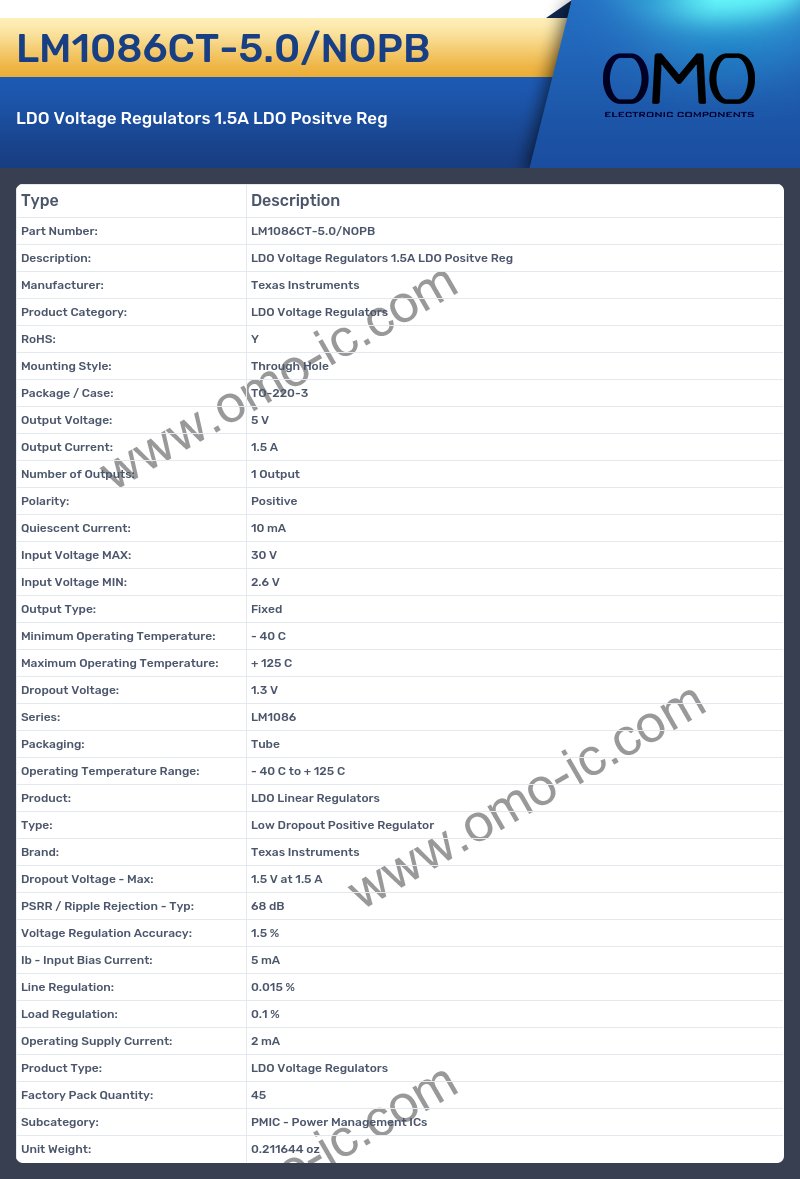 LM1086CT-5.0/NOPB