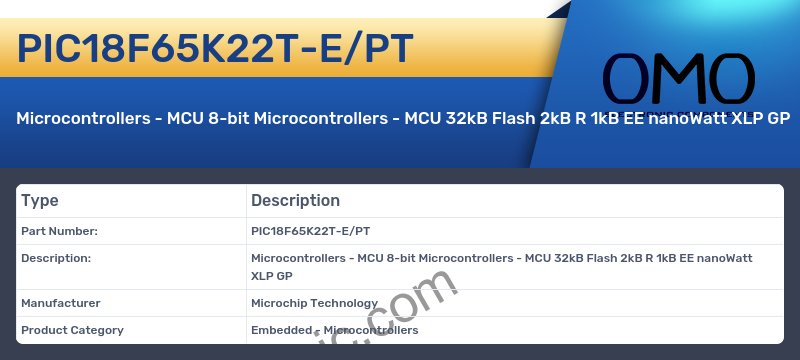 PIC18F65K22T-E/PT