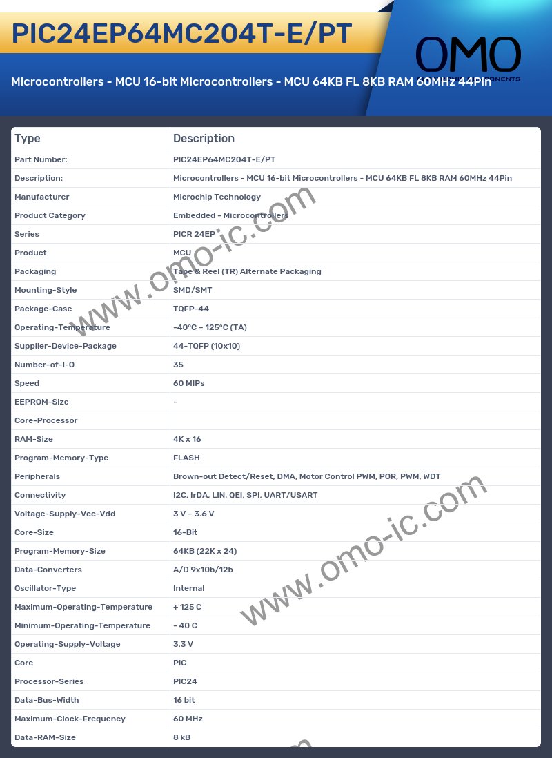 PIC24EP64MC204T-E/PT