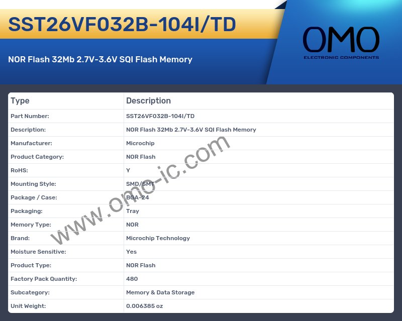 SST26VF032B-104I/TD