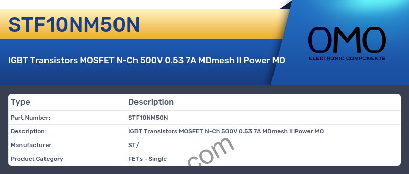 STF10NM50N