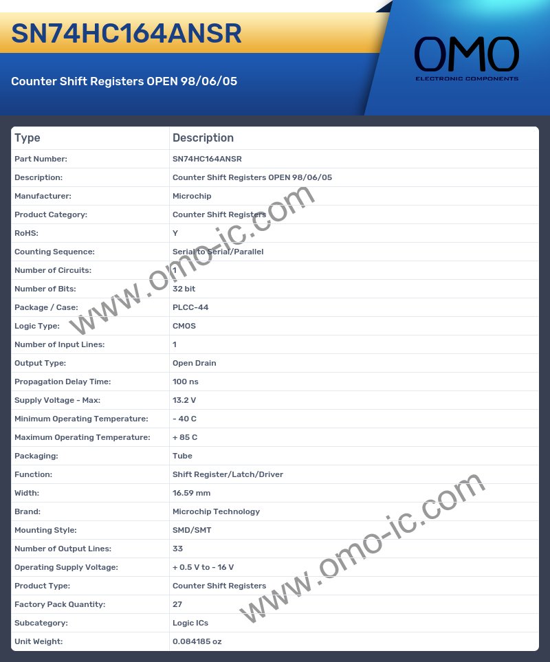 SN74HC164ANSR