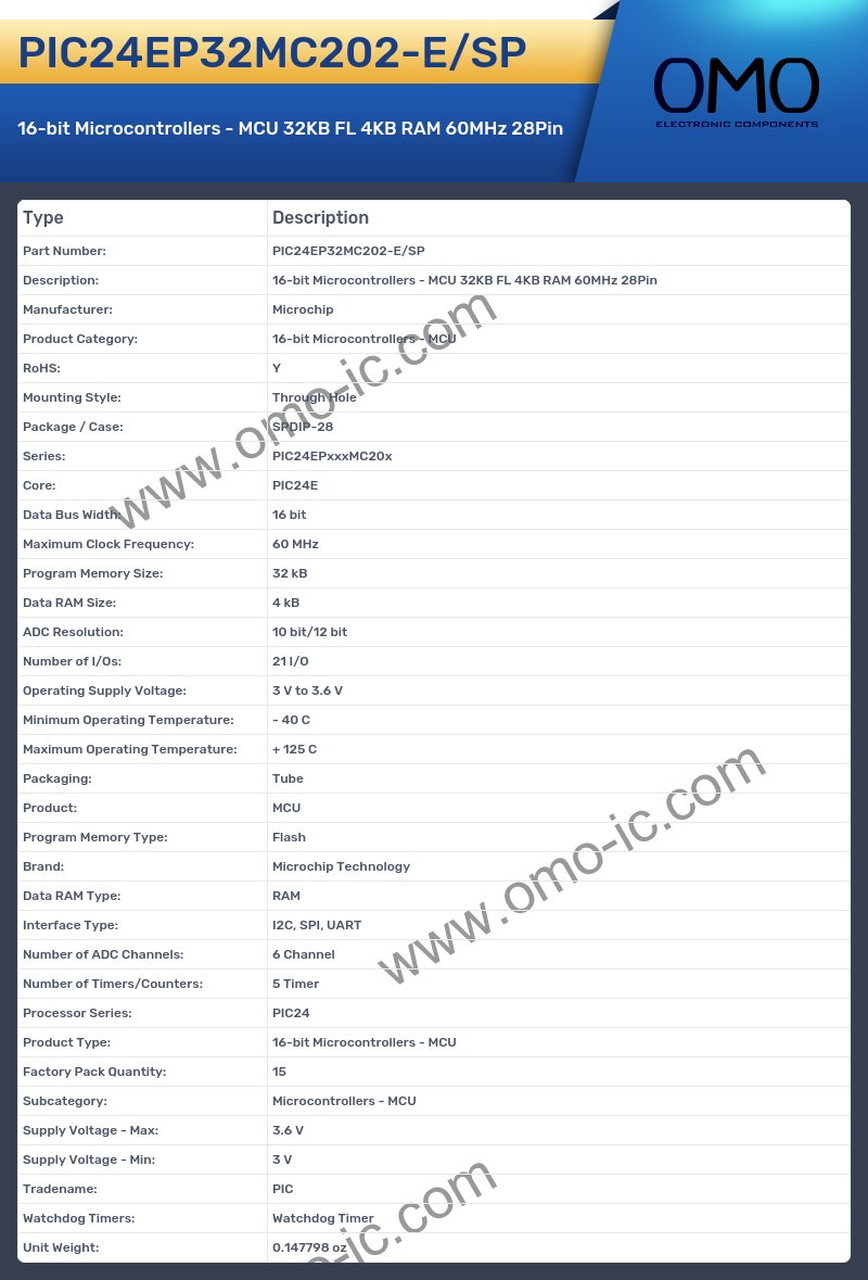 PIC24EP32MC202-E/SP