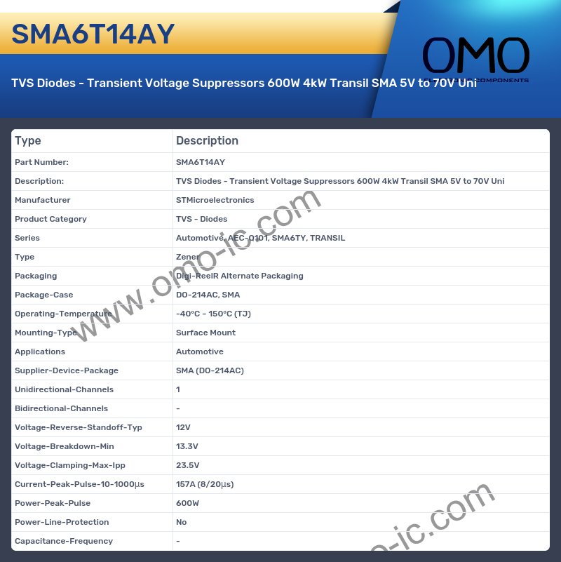 SMA6T14AY