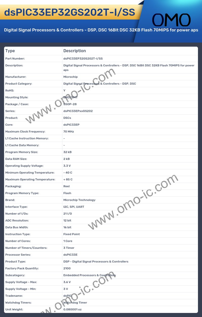 dsPIC33EP32GS202T-I/SS