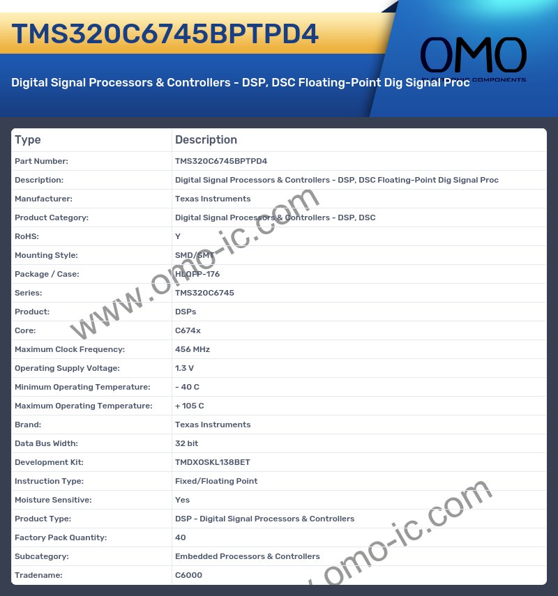 TMS320C6745BPTPD4