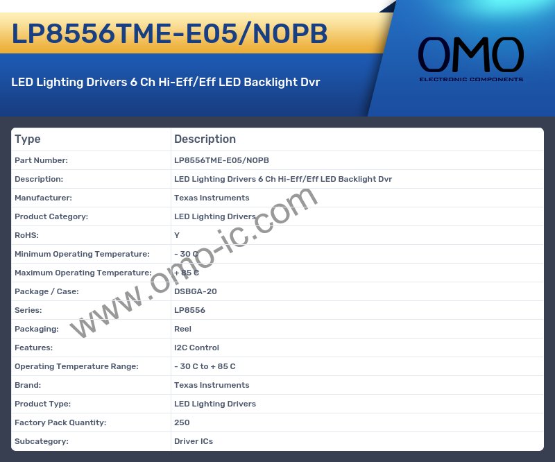 LP8556TME-E05/NOPB