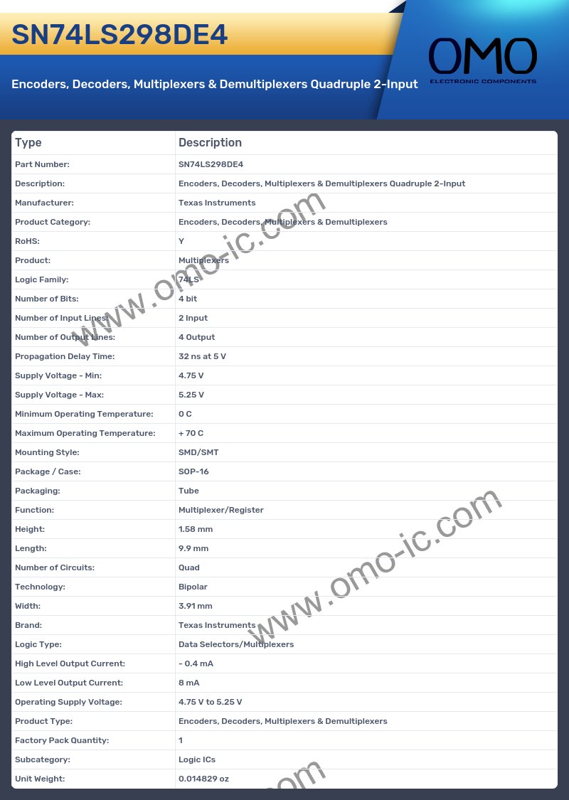 SN74LS298DE4