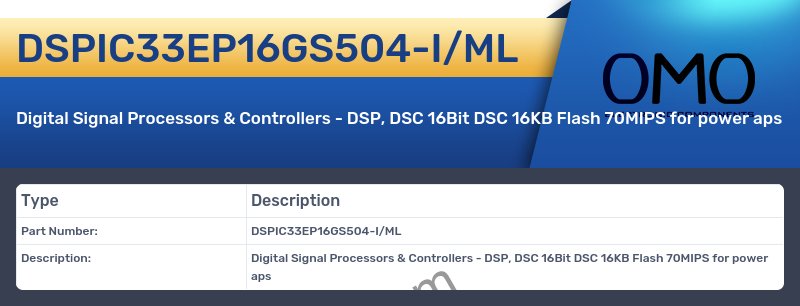 DSPIC33EP16GS504-I/ML