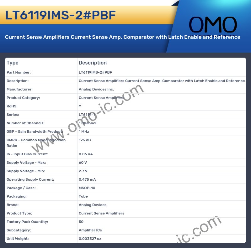 LT6119IMS-2#PBF