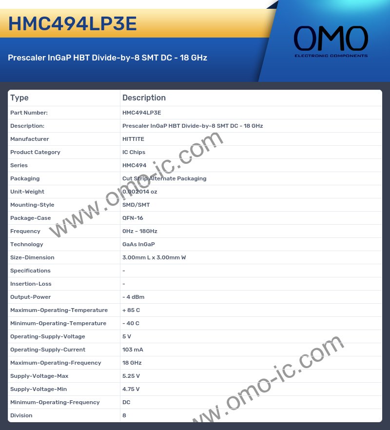 HMC494LP3E