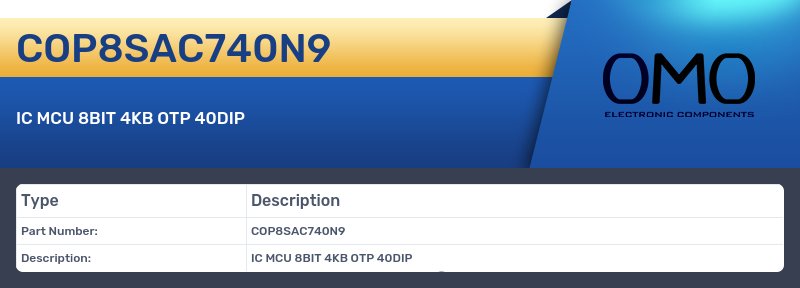 COP8SAC740N9