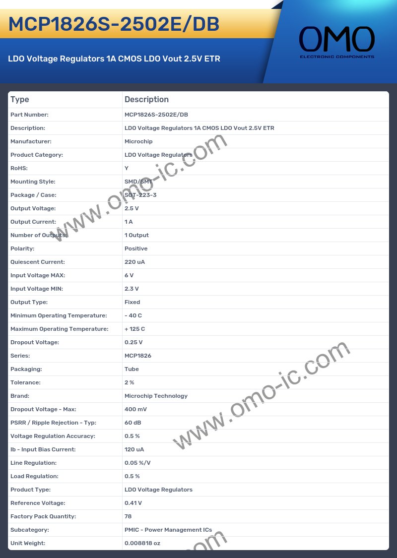 MCP1826S-2502E/DB