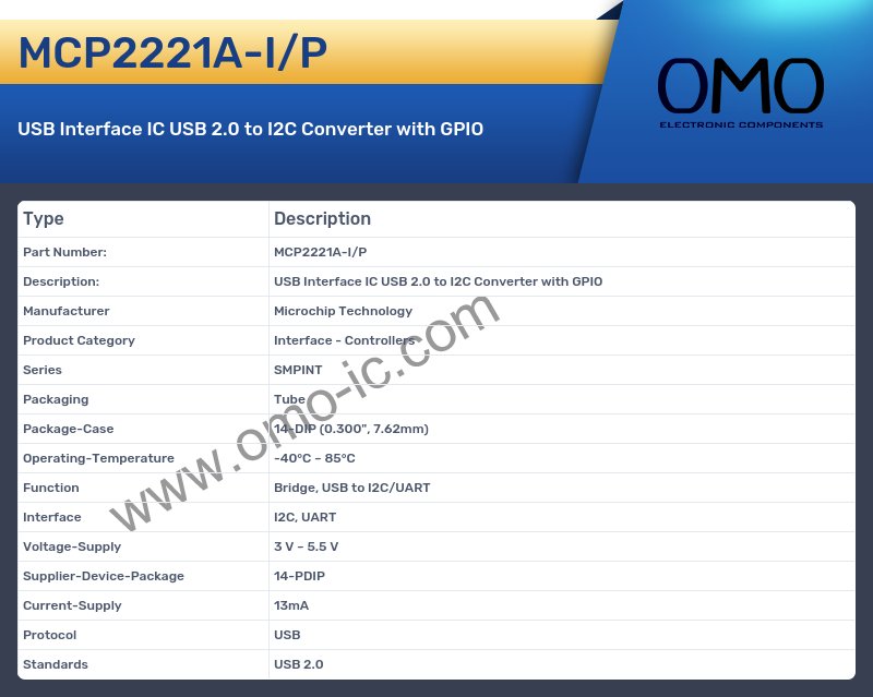 MCP2221A-I/P