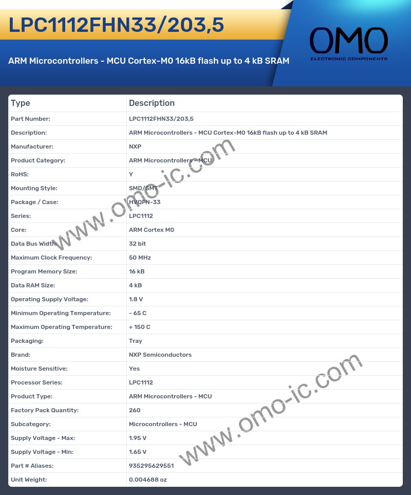 LPC1112FHN33/203,5