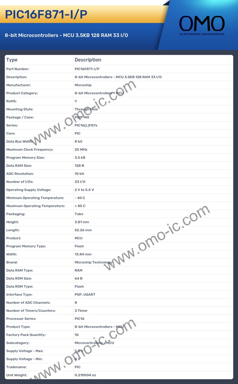PIC16F871-I/P