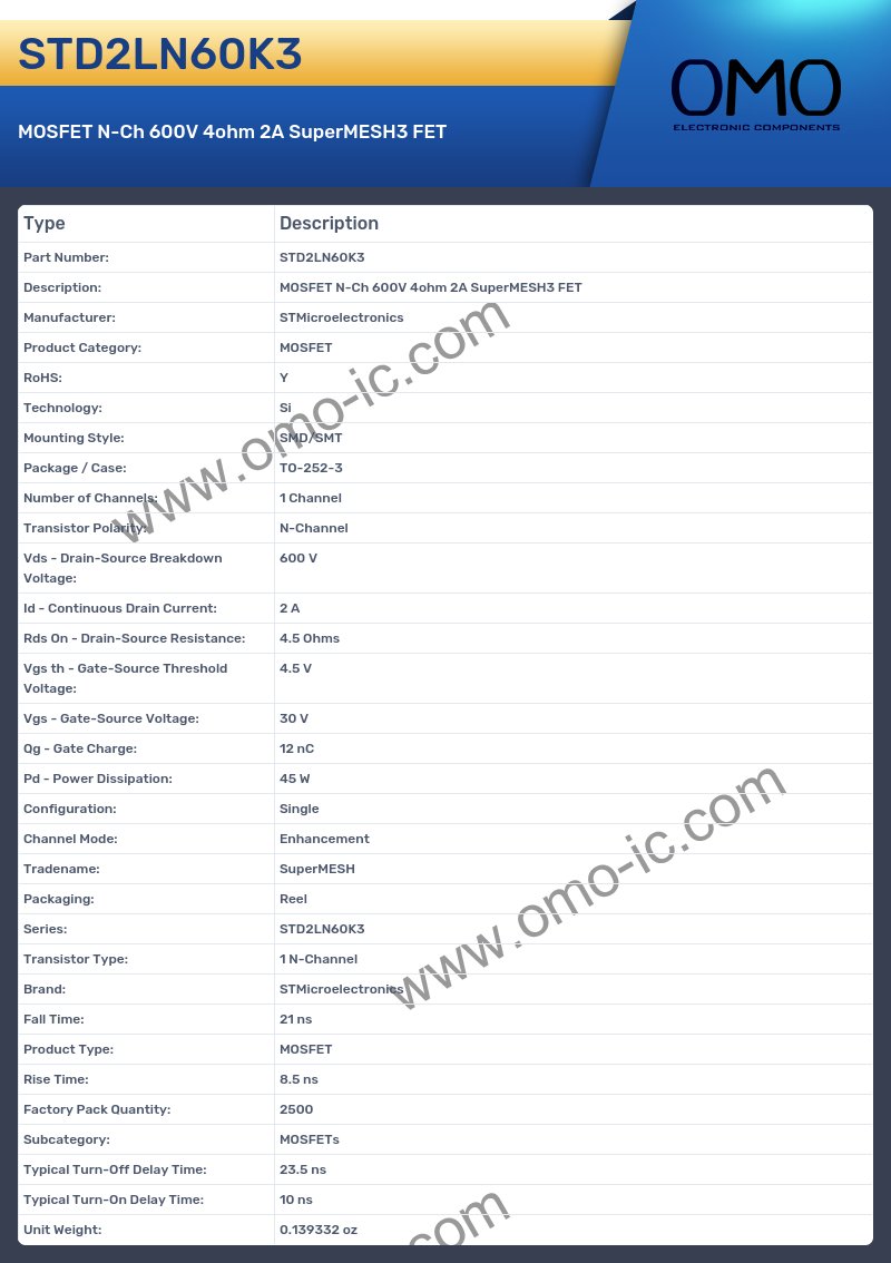 STD2LN60K3