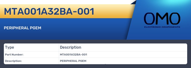 MTA001A32BA-001