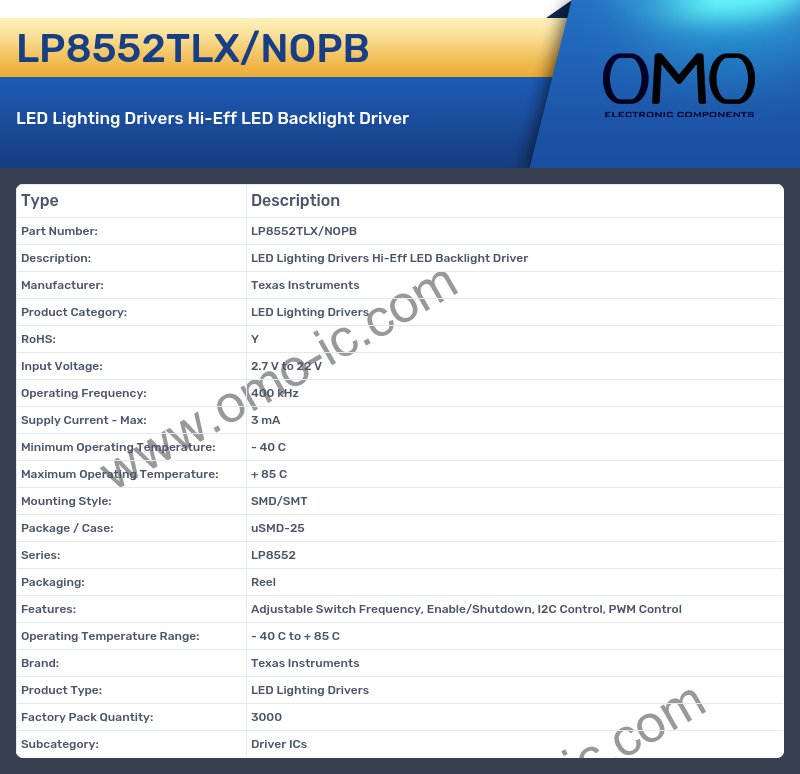 LP8552TLX/NOPB