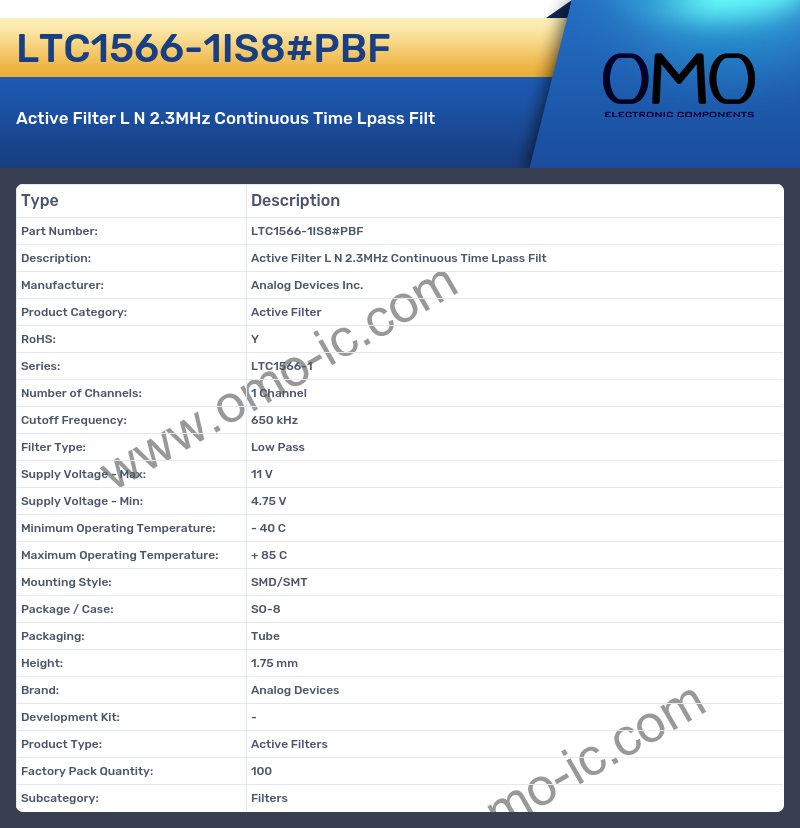 LTC1566-1IS8#PBF