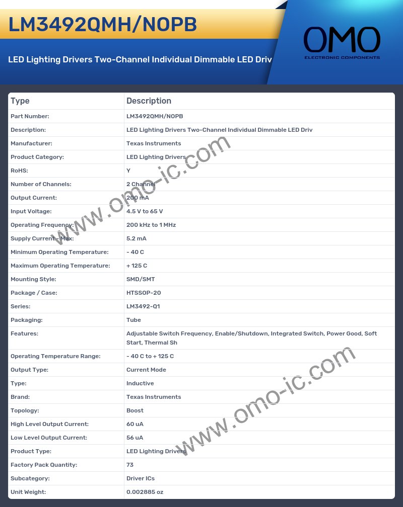 LM3492QMH/NOPB