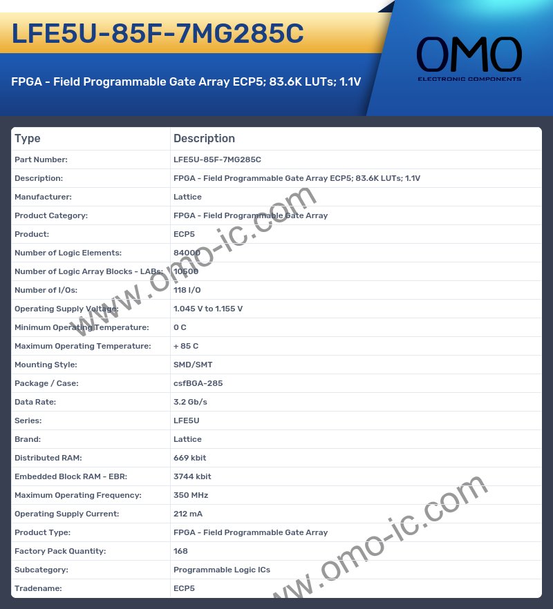 LFE5U-85F-7MG285C