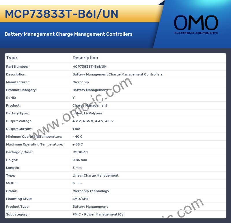 MCP73833T-B6I/UN
