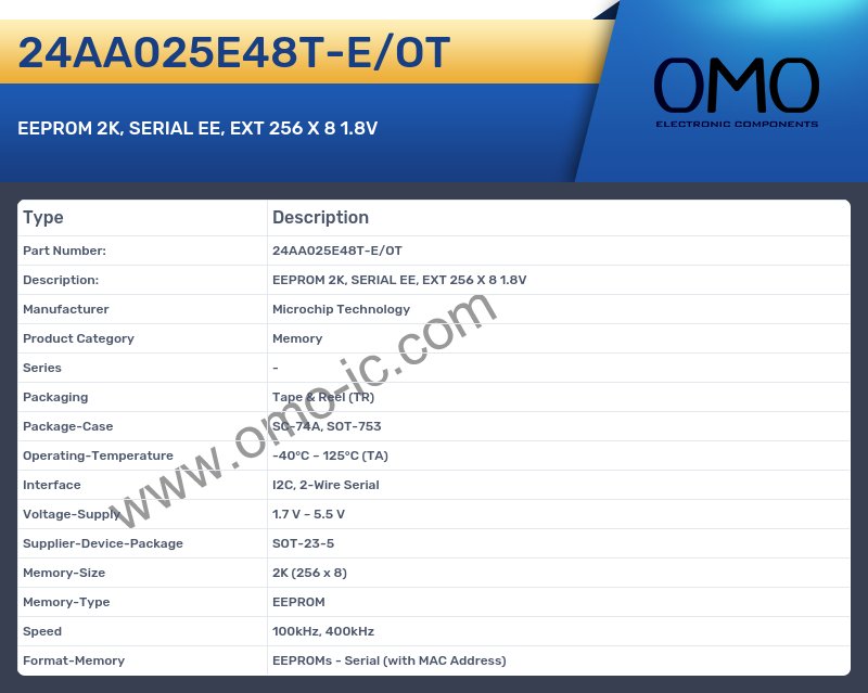 24AA025E48T-E/OT