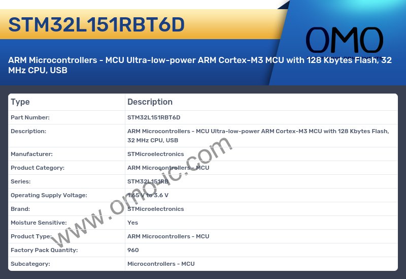 STM32L151RBT6D
