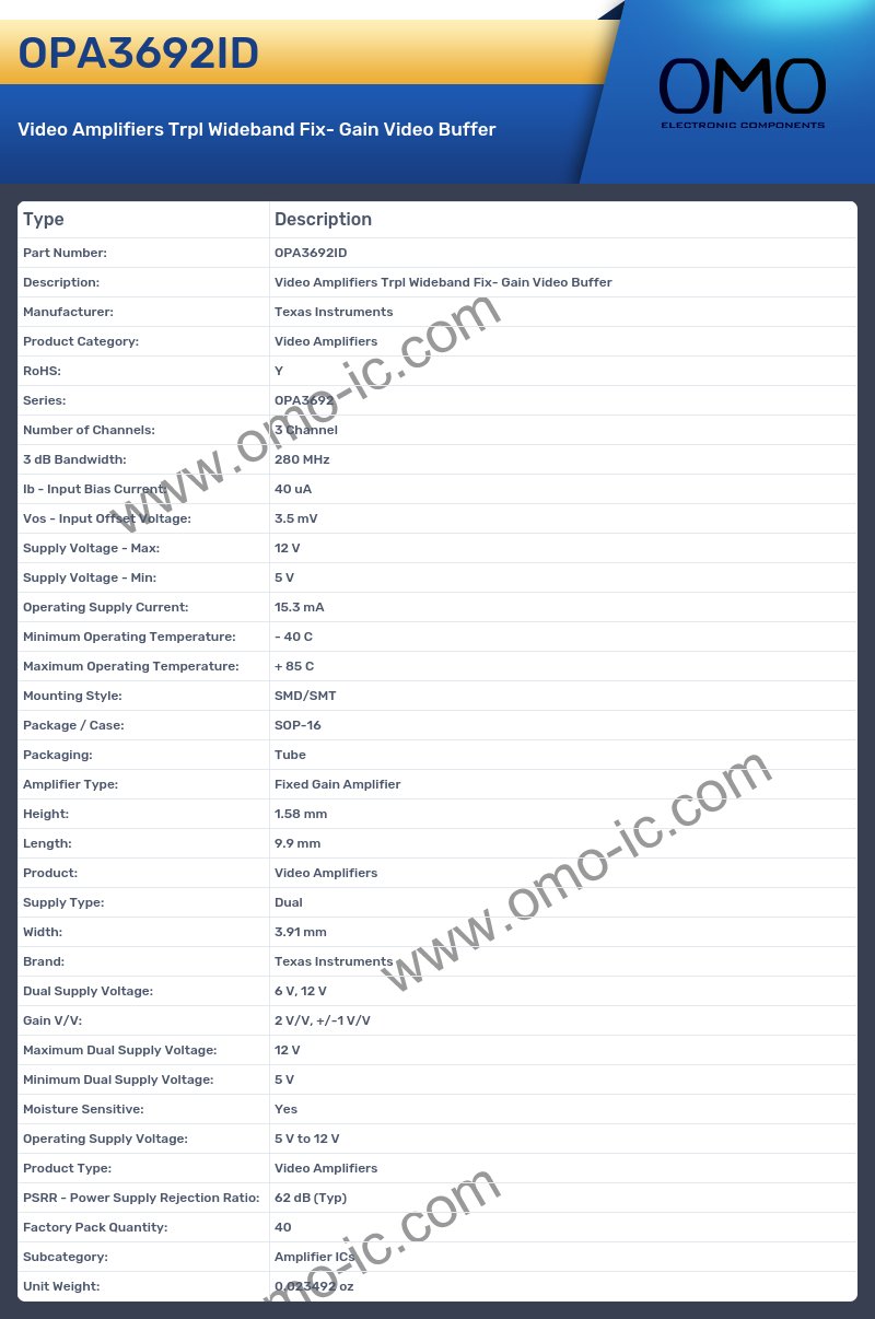 OPA3692ID