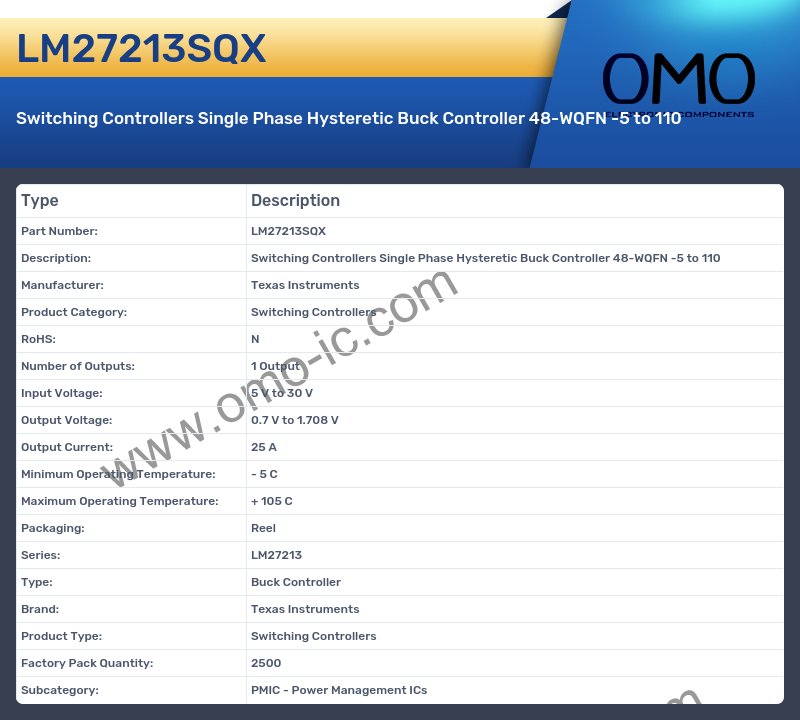 LM27213SQX
