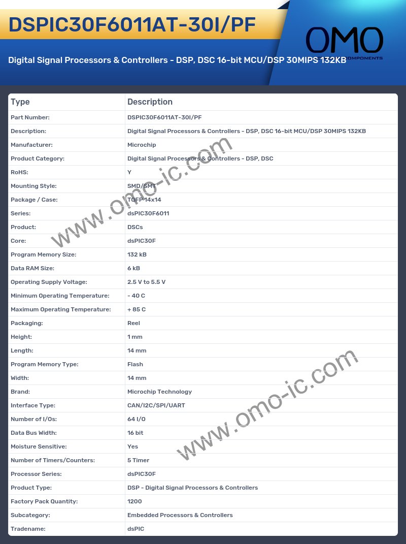 DSPIC30F6011AT-30I/PF