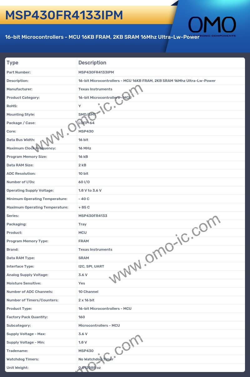 MSP430FR4133IPM