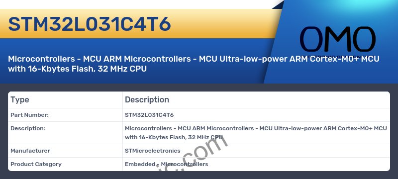 STM32L031C4T6
