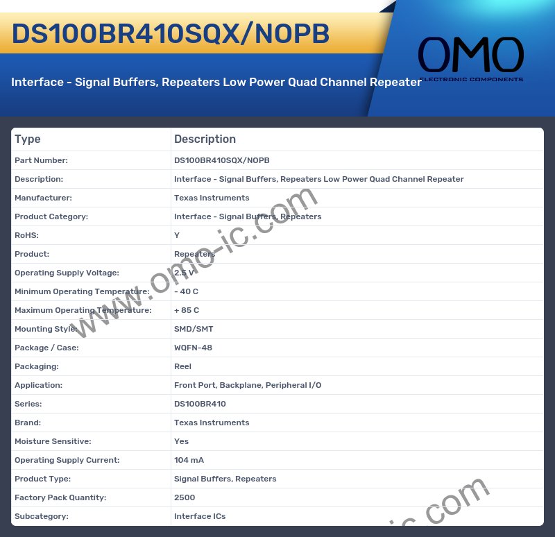 DS100BR410SQX/NOPB