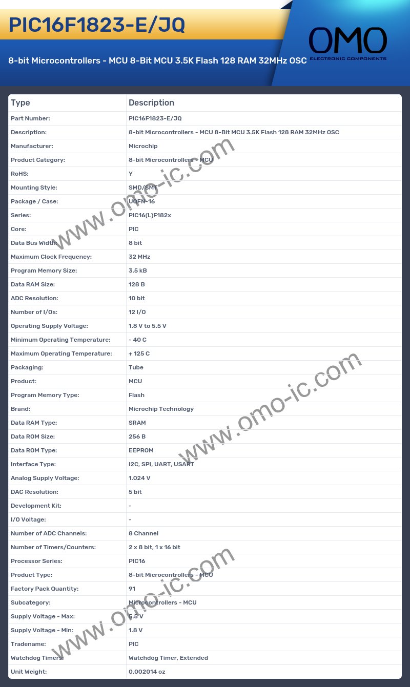 PIC16F1823-E/JQ