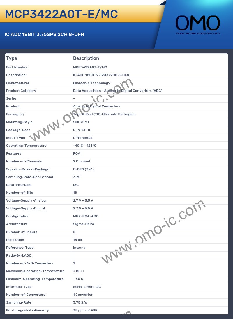 MCP3422A0T-E/MC
