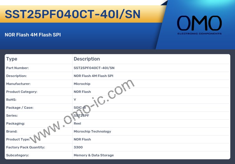 SST25PF040CT-40I/SN