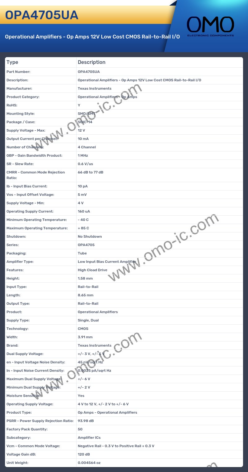 OPA4705UA
