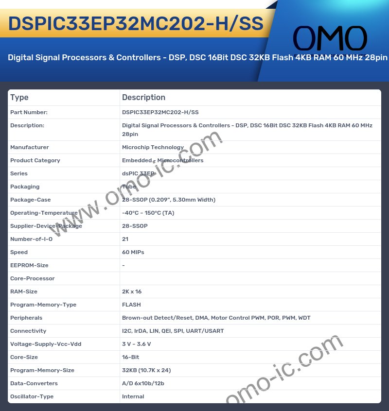 DSPIC33EP32MC202-H/SS