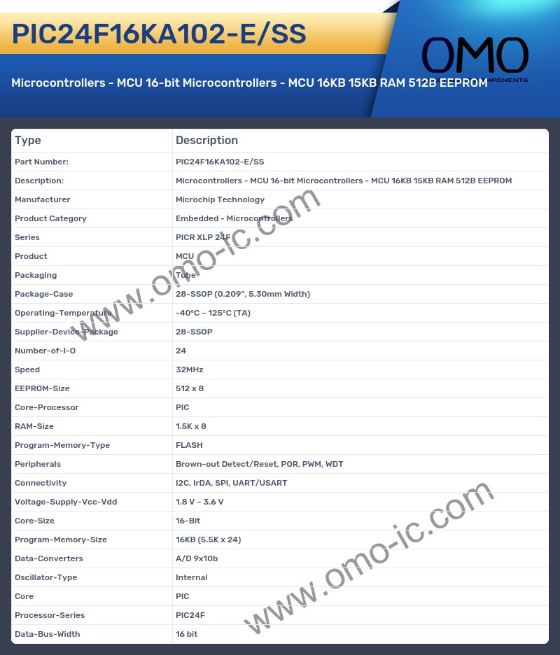 PIC24F16KA102-E/SS