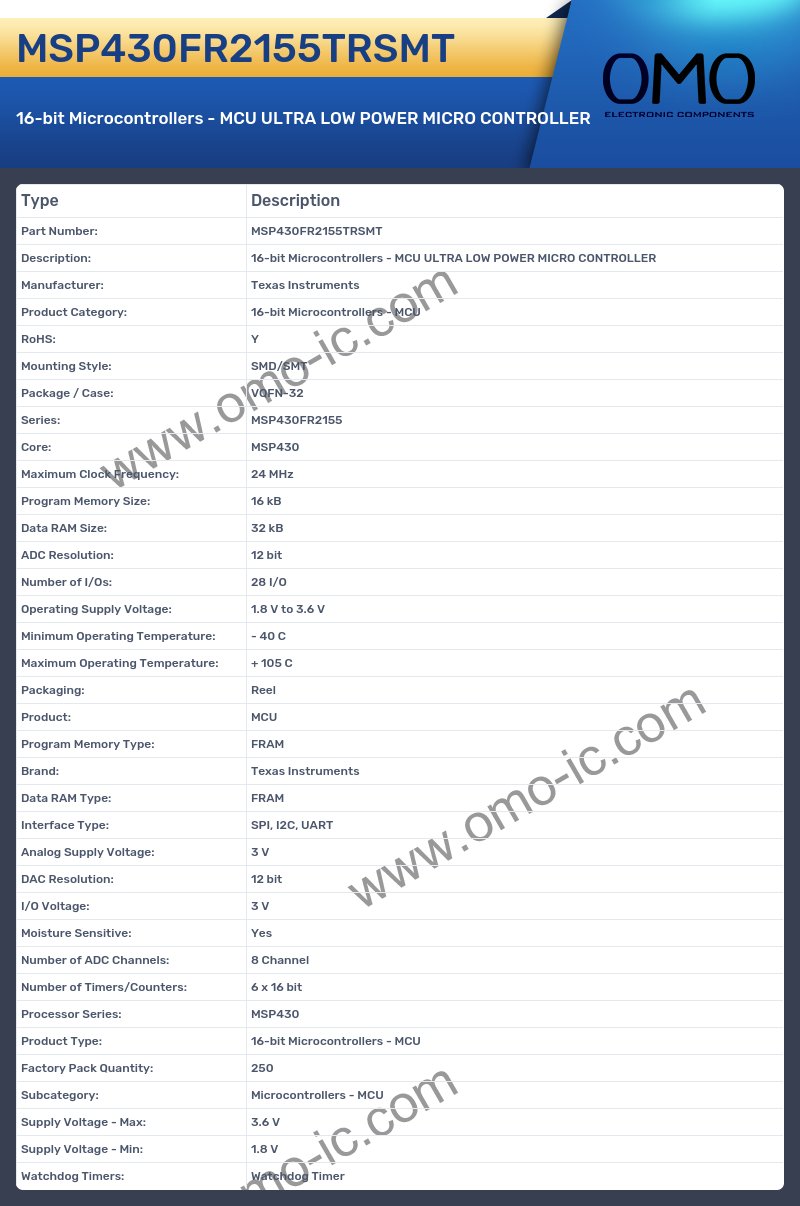 MSP430FR2155TRSMT